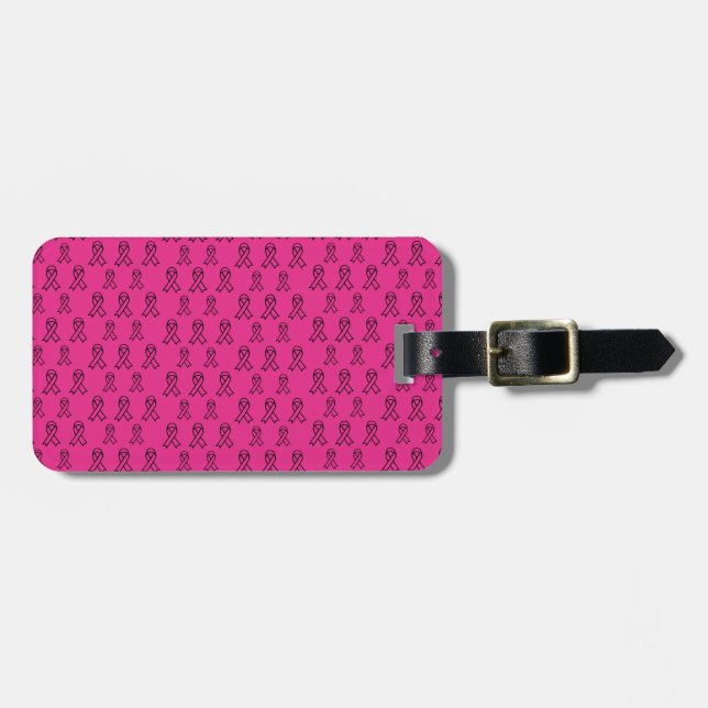 Breast Cancer Awareness Luggage Tag (Front Horizontal)