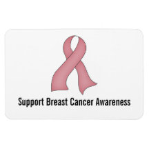 Breast Cancer Awareness (medium pink) Magnet