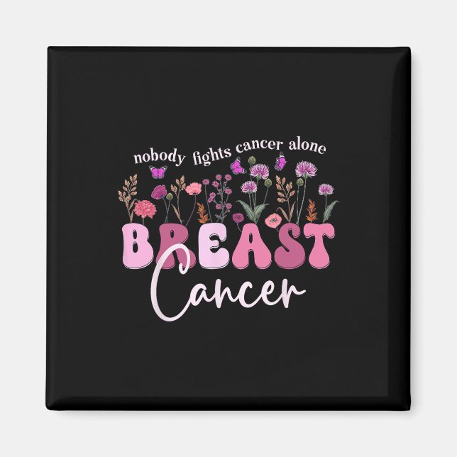 Breast Cancer Awareness Mom Support Breast Cancer  Magnet (Front)