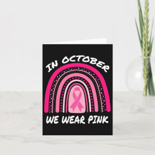 Breast Cancer Awareness Mom Women Men Survivor Pin Card