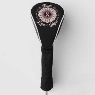 Breast Cancer Awareness Month Faith Hope Cure Golf Head Cover