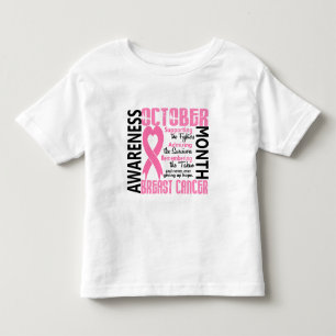 Breast Cancer Awareness Month Heart 1.5 Toddler T-shirt