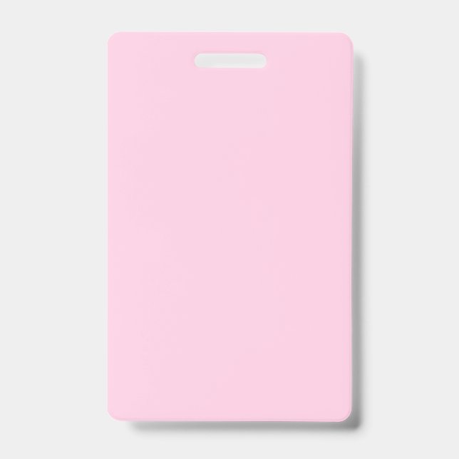 Breast cancer awareness month light pink solid  badge (Front)