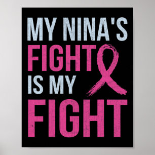 Breast Cancer Awareness Month My Nina's Fight Is M Poster