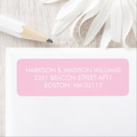 Breast cancer awareness month pink white address