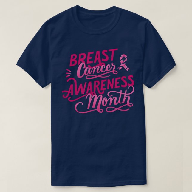 Breast Cancer Awareness Mounth  T-Shirt (Design Front)
