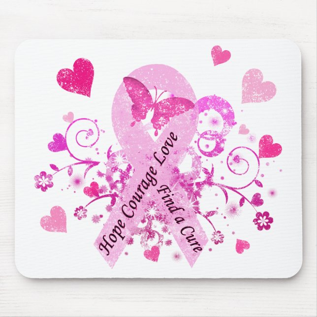 Breast Cancer Awareness Mouse Pad (Front)