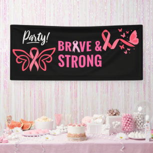 Breast Cancer Awareness  pink October Banner