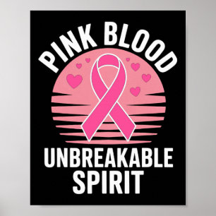Breast Cancer Awareness Pink October. Breast Cance Poster