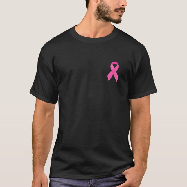 Breast Cancer Awareness Pink Ribbon Boxing Gloves  T-Shirt (Front)