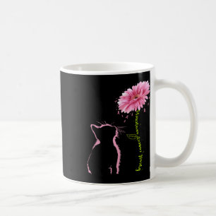 Breast Cancer Awareness Pink Ribbon Daisy Flower C Coffee Mug