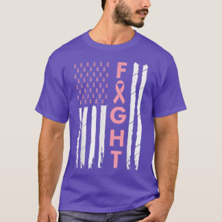 Breast Cancer Awareness Pink Ribbon Mom Women Figh T-Shirt