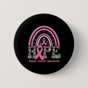 Breast Cancer Awareness Pink Ribbon Month Support 2 Inch Round Button