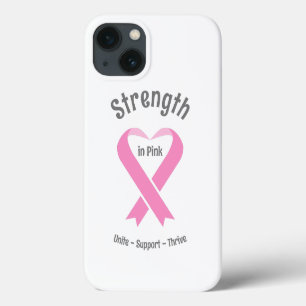 Breast Cancer Awareness Pink Ribbon Phone Case