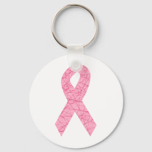 Breast Cancer Awareness Pink Ribbon support gifts Keychain