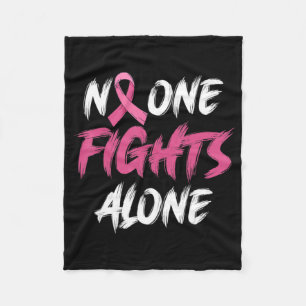 Breast Cancer Awareness Pink Ribbon T-Shirt80 Fleece Blanket