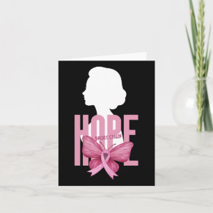 Breast Cancer Awareness Pink Support Breast Cancer Card