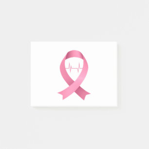 Breast Cancer Awareness Post-it Notes