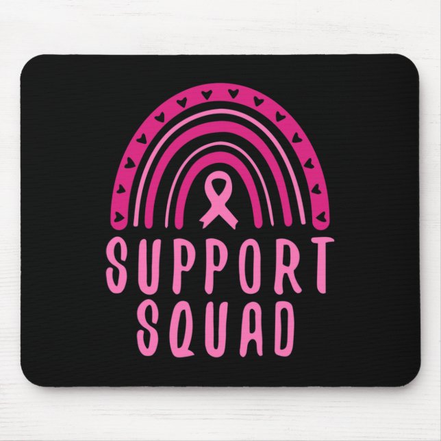 Breast Cancer Awareness Rainbow In October We Wear Mouse Pad (Front)