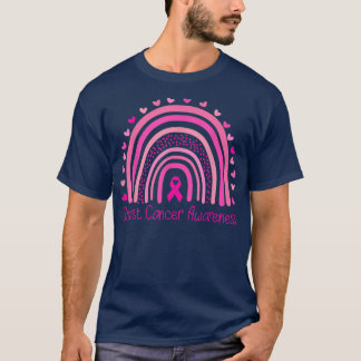 Breast Cancer Awareness Rainbow In October We Wear T-Shirt