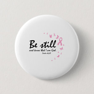 Breast Cancer Awareness Religious Christian Gifts 2 Inch Round Button
