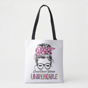 Breast Cancer Awareness Ribbon Support Gifts Tote Bag