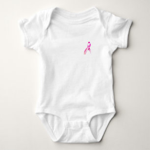 Breast Cancer awareness Ribbon  T-Shirt Baby Bodysuit