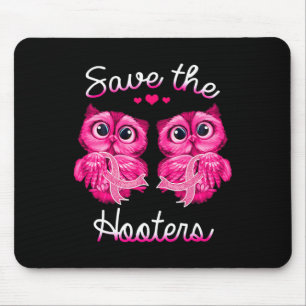 Breast Cancer Awareness Save The Hooters Mouse Pad