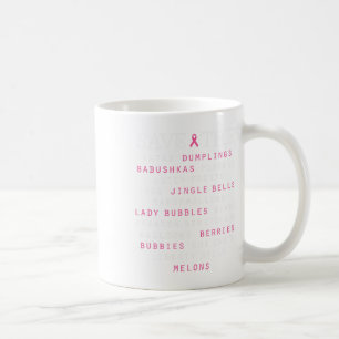 Breast Cancer Awareness Slang Terms  Coffee Mug