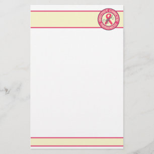 Breast Cancer Awareness stationary - customize Stationery
