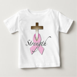 breast Cancer awareness strength Baby T-Shirt