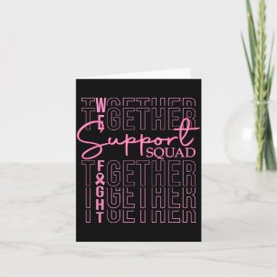 Breast Cancer Awareness Support Squad Fight Card