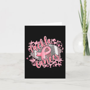 Breast Cancer Awareness Support Squad Tackle Cance Card
