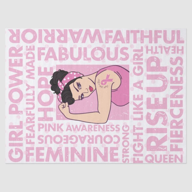 Breast Cancer Awareness Tissue Paper (Front)