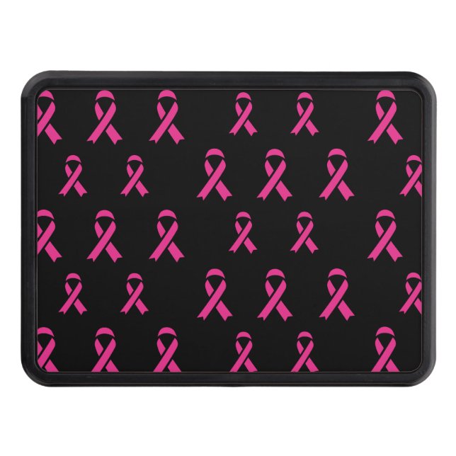 Breast Cancer Awareness Trailer Hitch Cover (Front)