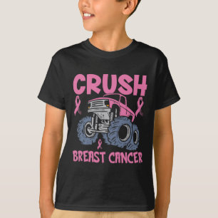 Breast Cancer Awareness Truck Pink Women Men Boys  T-Shirt