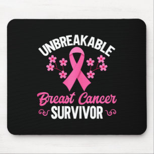 Breast cancer Awareness Unbreakable Breast Cancer Mouse Pad