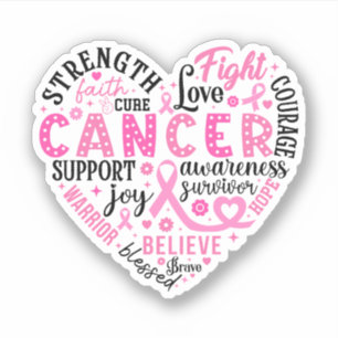 Breast Cancer Awareness Vinyl Sticker