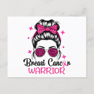 Breast Cancer Awareness Warrior  Enclosure Card