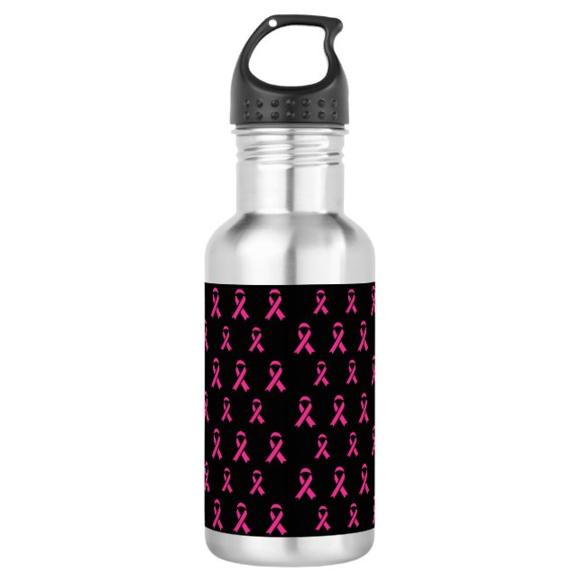 Breast Cancer Awareness Water Bottle (Front)