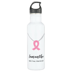 Breast Cancer Awareness Water Bottle, Customizable 710 Ml Water Bottle