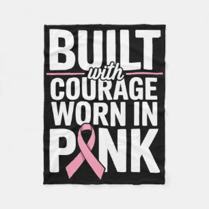 Breast Cancer Awareness Women Girls. Fighting Brea Fleece Blanket