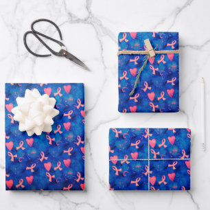 Breast Cancer Awareness Wrapping Paper Sheet