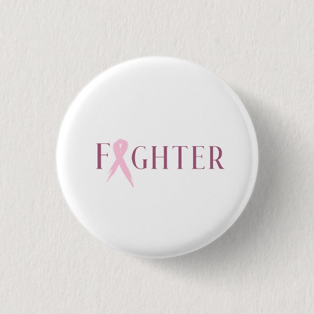 Breast Cancer Awarness Botton 1 Inch Round Button (Front)