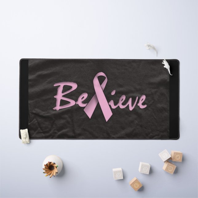 Breast Cancer Awearness Desk Mat (Kids Table)