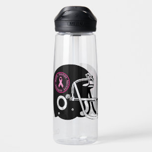 Breast Cancer Awearness Football Water Bottle