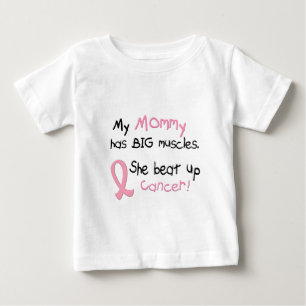 Breast Cancer BIG MUSCLES 1.1 Mommy Baby T-Shirt