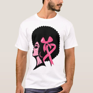 Breast Cancer Black African American Women Support T-Shirt