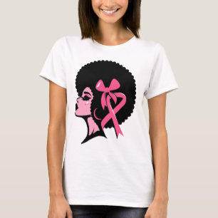 Breast Cancer Black African American Women Support T-Shirt