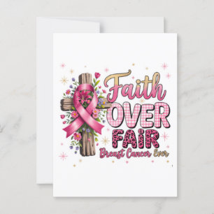 Breast Cancer Bow 2025 t-shirt Breast Cancer Awa Postcard